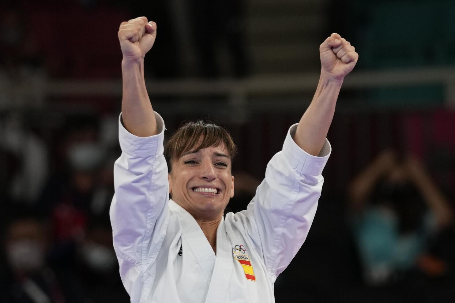 S nchez leads first 3 champions in karate s Olympic debut AP News